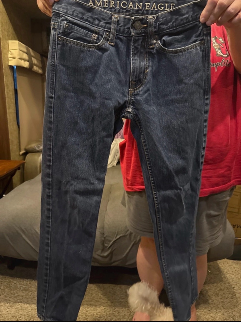 American Eagle Outfitters Men’s Indigo Slim Straight Jeans